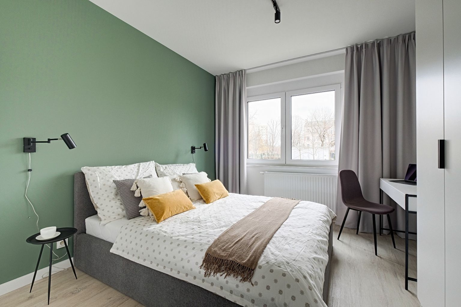 Bedroom in an apartment at the La Praga estate